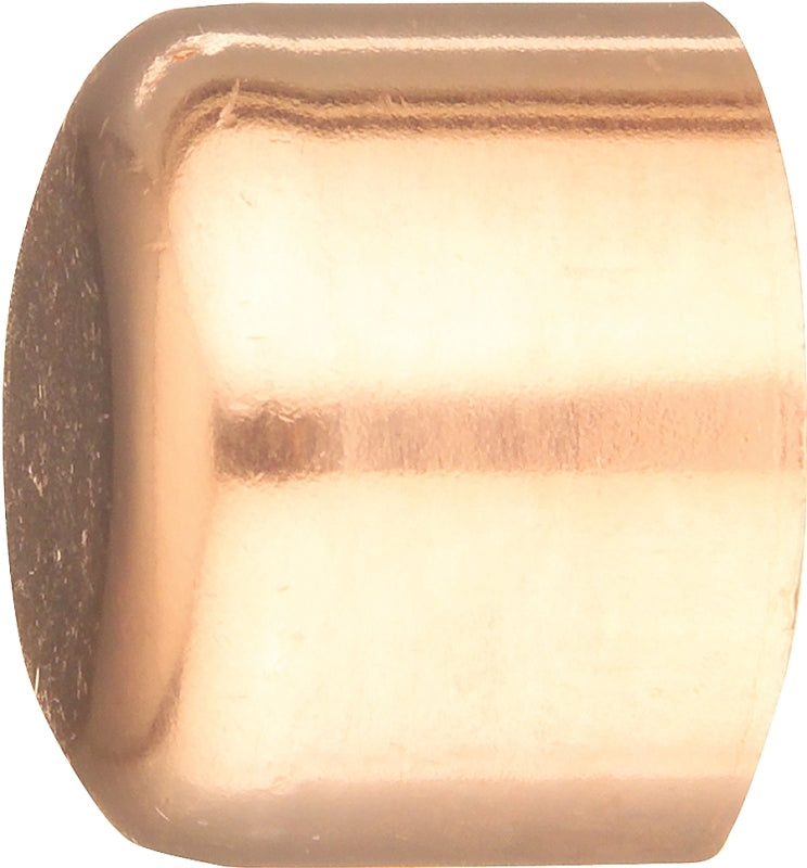NIBCO INC. Nibco CP617 Series W01850J Tube Cap, 1/2 in, Sweat, Copper, 722 psi Pressure