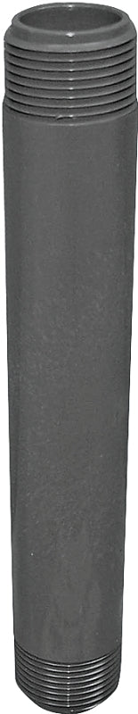 GENOVA USA Genova P-34-8 Pipe Nipple, 3/4 in, MIP, PVC, Gray, SCH 80 Schedule, 8 in L PLUMBING, HEATING & VENTILATION GENOVA USA