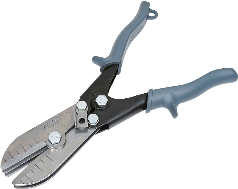 WISS Wiss WC5SN Hand Crimper, 9-3/4 in OAL, 22 ga Crimping, Cushion-Grip Handle