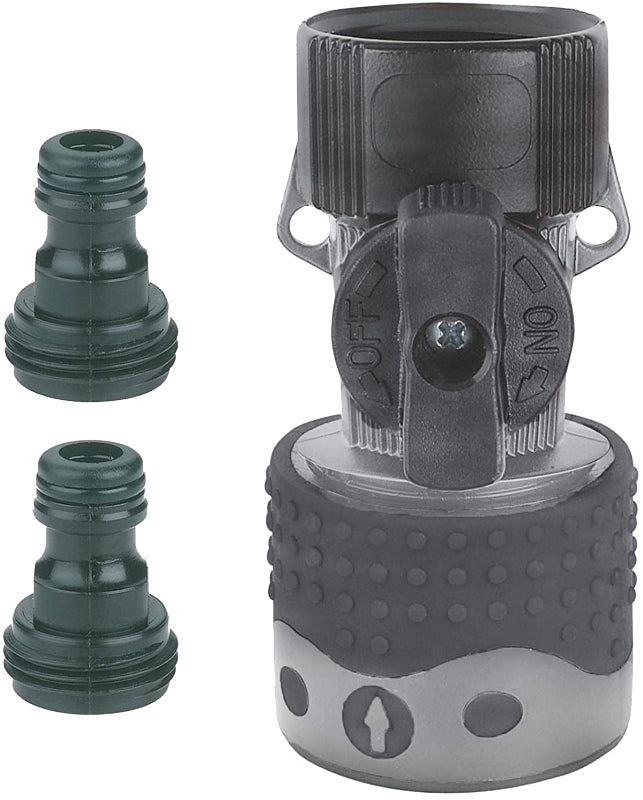 GILMOUR MFG Gilmour 823724-1001 Quick Connector with Shut-off Valve Set, Polymer LAWN & GARDEN GILMOUR MFG