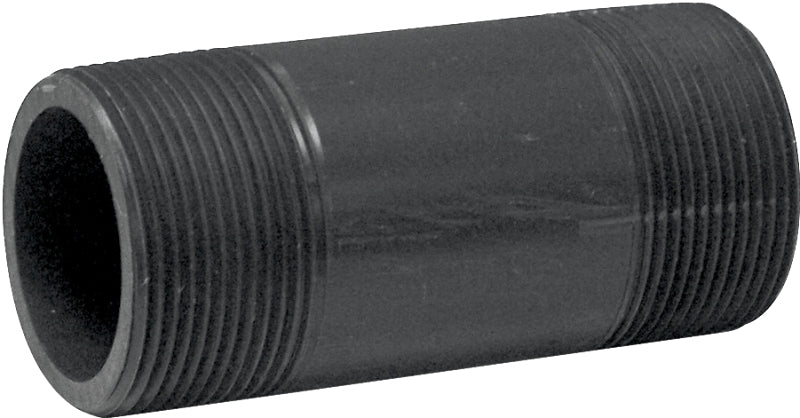 GENOVA USA Genova P-112-4 Pipe Nipple, 1-1/2 in, MIP x MIP, PVC, Gray, SCH 80 Schedule, 4 in L PLUMBING, HEATING & VENTILATION GENOVA USA