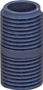 GENOVA USA Genova P-12-CL Pipe Nipple, 1/2 in, MIP, PVC, Gray, SCH 80 Schedule, 1-3/8 in L