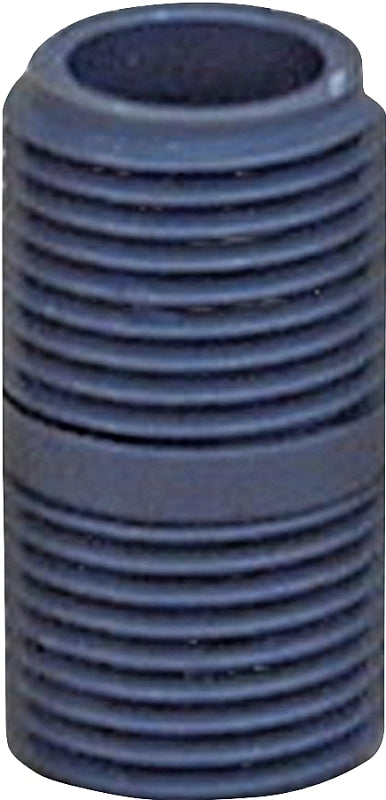 GENOVA USA Genova P-12-CL Pipe Nipple, 1/2 in, MIP, PVC, Gray, SCH 80 Schedule, 1-3/8 in L