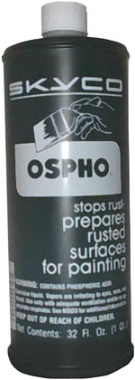 SKYBRYTE Ospho OSPHO QTS Rust Inhibitor, Liquid, Acrid, Green, 1 qt Jug