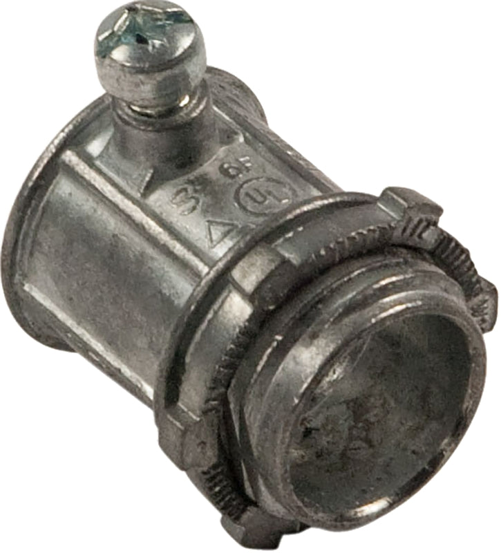 HALEX Halex 91212 Set Screw Connector, 3/4 in, Zinc, 1/BAG ELECTRICAL HALEX