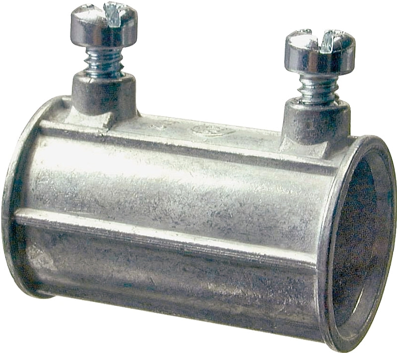 HALEX Halex 91221 Set Screw Coupling, 1/2 in, Zinc, 1/BAG ELECTRICAL HALEX