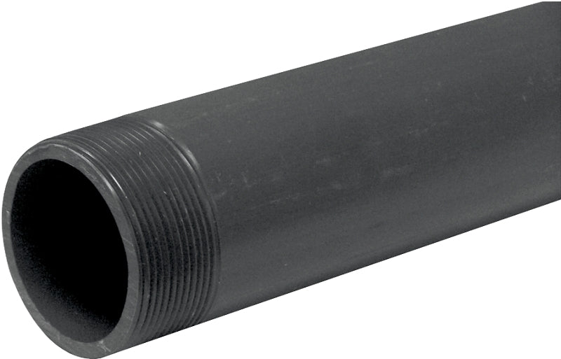 GENOVA USA Lasco 220120BC Pipe Nipple, 2 in, PVC, SCH 80 Schedule, 12 in L
