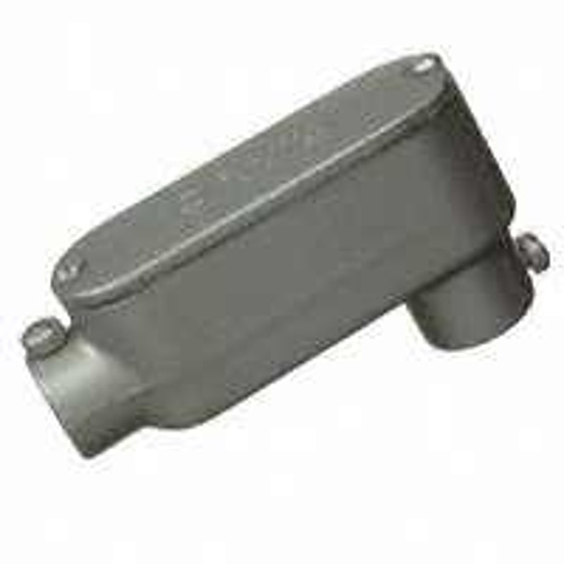 HALEX Halex 58705 Type LB EMT Conduit Body, 1/2 in Hub, Set Screw, Aluminum, Each ELECTRICAL HALEX