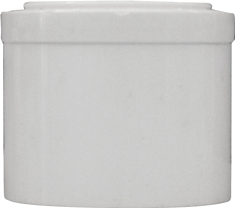 IPEX IPEX 435635 Pipe Plug, 1-1/2 in, Male Spigot, PVC, White, SCH 40 Schedule LAWN & GARDEN IPEX