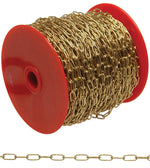 CAMPBELL CHAIN Campbell 0710517 Clock Chain, 5, 82 ft L, 10 lb Working Load, Brass