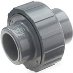 B & K INDUSTRIES Smith-Cooper 8122 Series 02938122L Pipe Union, 1-1/4 in, Slip-Joint, PVC, Gray, SCH 80 Schedule, 100 psi Pressure PLUMBING, HEATING & VENTILATION B & K INDUSTRIES