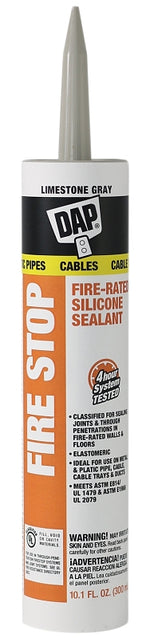 DAP DAP 18806 Sealant, Limestone Gray, 40 to 110 deg F, 10.1 oz Cartridge PAINT DAP
