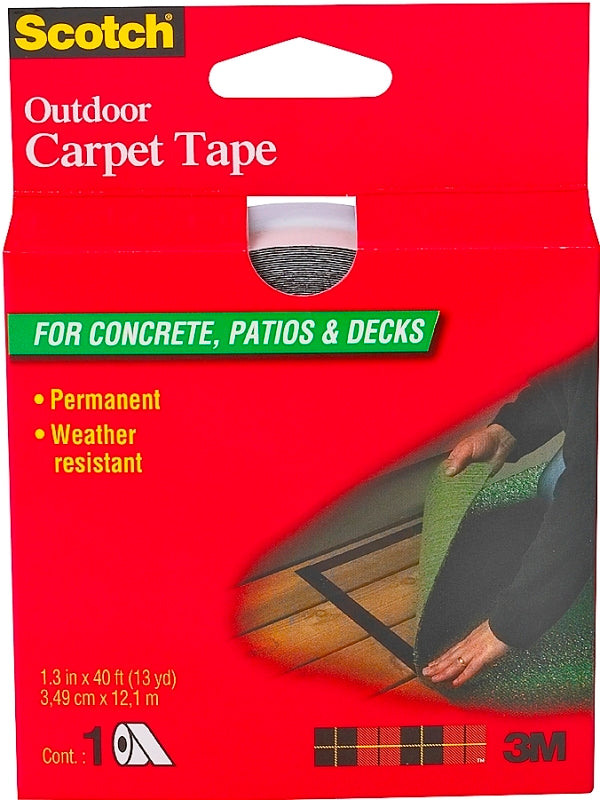 3M Scotch CT3010DC Carpet Tape, 40 ft L, 1.4 in W