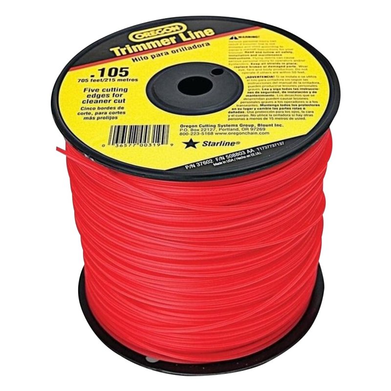 OREGON Oregon 619777/37602 Trimmer Line, 0.105 in Dia, 705 ft L, Co-Polymer