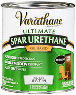 VARATHANE Varathane 9341H Spar Urethane Paint, Liquid, Clear, 1 qt, Can PAINT VARATHANE