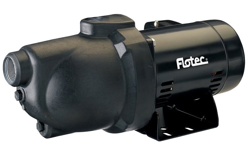 FLOTEC Flotec FP4022-10 Jet Pump, 6.1/12.2 A, 115/230 V, 0.75 hp, 1-1/4 in Suction, 1 in Discharge Connection, 25 ft Max Head PLUMBING, HEATING & VENTILATION FLOTEC