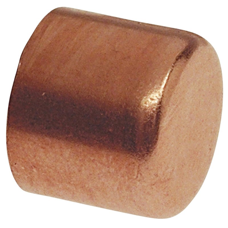 NIBCO INC. Nibco W01840D Pipe Cap, 3/8 in, Solder, Copper, 912 psi Pressure