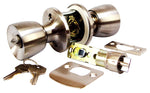 US HARDWARE US Hardware D-090B Series Entrance Lockset, Brushed Stainless Steel, Stainless Steel AUTOMOTIVE US HARDWARE