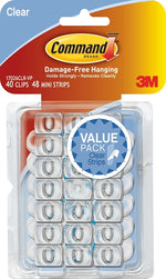 COMMAND Command 17026CLR-VP Decorating Clip, Plastic