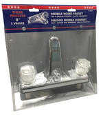 US HARDWARE US Hardware P-050B Tub and Shower Diverter, Chrome, 2-Faucet Handle, Plastic AUTOMOTIVE US HARDWARE