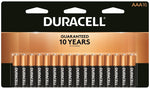 DURACELL Duracell MN2400B16 Battery, 1.5 V Battery, AAA Battery, Alkaline, Manganese Dioxide, Rechargeable: No ELECTRICAL DURACELL