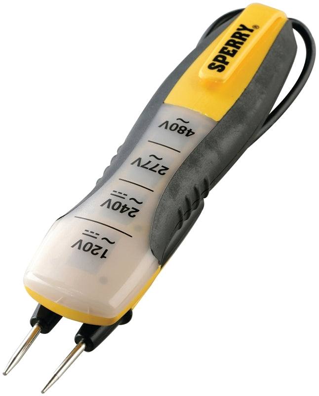 SPERRY Sperry Instruments ET6204 Tester, 80 to 480 VAC/VDC, LED Display, Functions: Voltage, Yellow ELECTRICAL SPERRY