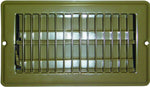 US HARDWARE US Hardware V-102B Floor Register, 4 in W, 8 in H, 9/16 in L, Steel, Brown AUTOMOTIVE US HARDWARE