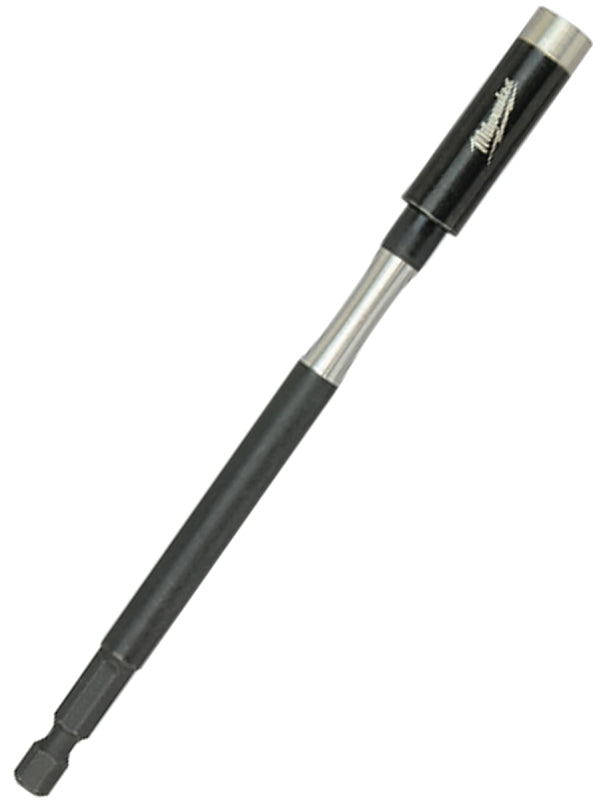 MILWAUKEE Milwaukee SHOCKWAVE 48-32-4511 Series Bit Holder with C-Ring, 6 in L, 1/4 in Drive, Hex Drive, 1/4 in Shank, Hex Shank