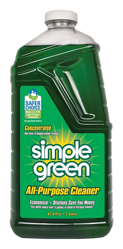 SIMPLE GREEN Simple Green 2710000613014 All-Purpose Cleaner, 67 oz Bottle, Liquid, Sassafras, Green