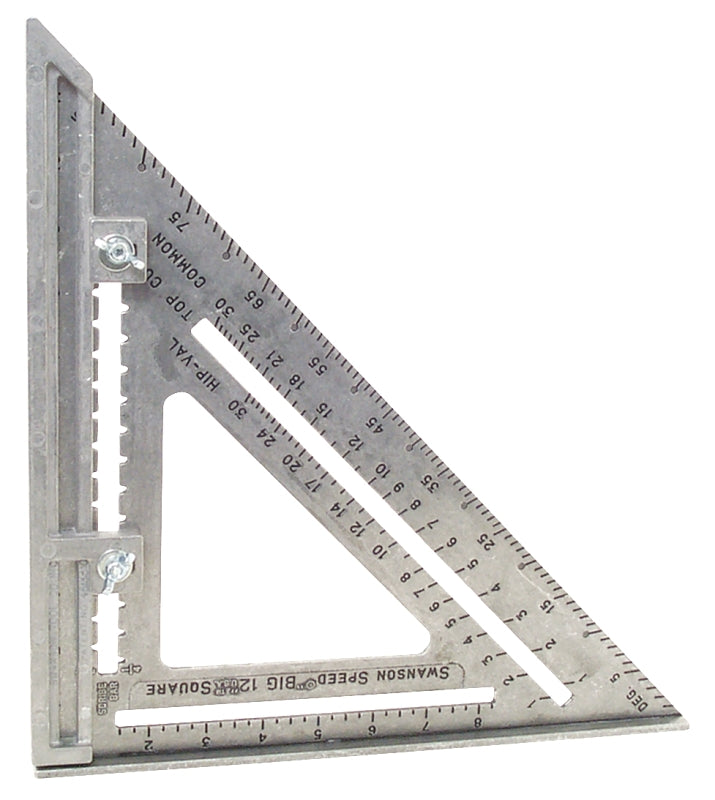 SWANSON TOOL Swanson Big 12 Speed Series S0107 Framing Square, Aluminum, 12 in L, 12 in W TOOLS SWANSON TOOL