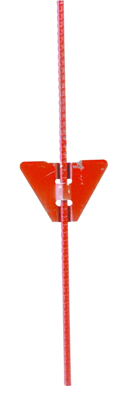 CMC STEEL - SOUTHERN POST CMC EP030POR040 Electric Fence Post, 48 in OAH, Orange