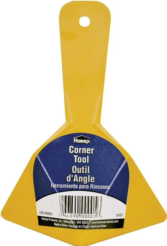HOMAX Homax EZ-SEAMER Series 40-00005 Corner Tool, Plastic Blade, Straight End Blade, Polypropylene Handle