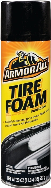 ARMORED AUTOGROUP Armor All 40320 Tire Foam Protectant, 20 oz, Aerosol Can, Liquid AUTOMOTIVE ARMORED AUTOGROUP
