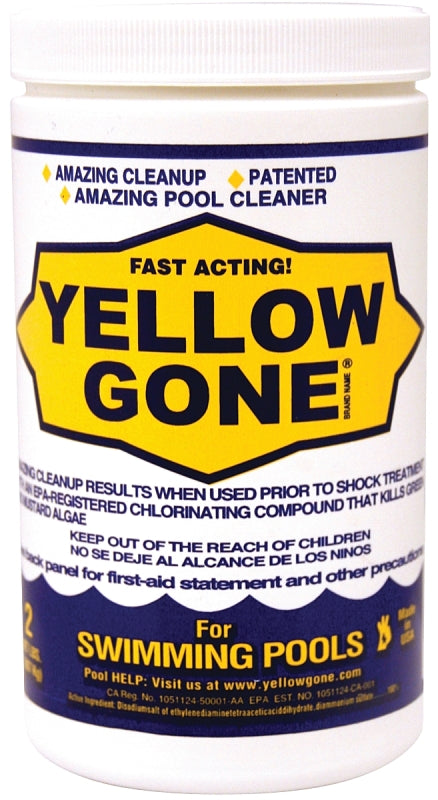 YELLOW GONE AquaChem 23502 Pool Chemical, 2 lb