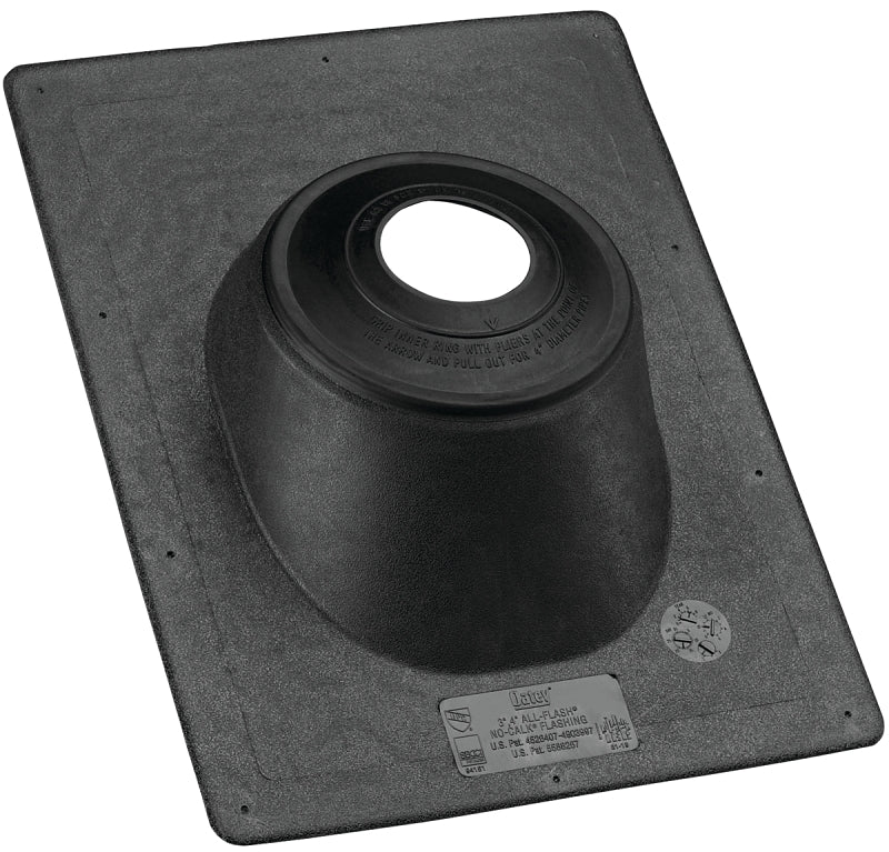 HERCULES Hercules High-Rise Series 11919 Roof Flashing, 15 in OAL, 11-1/4 in OAW, Steel PLUMBING, HEATING & VENTILATION HERCULES