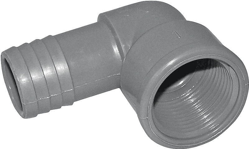 BOSHART INDUSTRIES Boshart UPVCFE-05 Combination Pipe Elbow, 1/2 in, Insert x FPT, 90 deg Angle, PVC, Black PLUMBING, HEATING & VENTILATION BOSHART INDUSTRIES