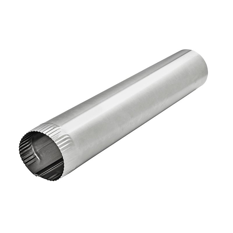 LAMBRO INDUSTRIES Lambro 229 Snap-Lock Pipe, 4 in Dia, 24 in L, 30 ga, Aluminum PLUMBING, HEATING & VENTILATION LAMBRO INDUSTRIES