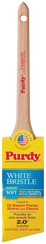 PURDY Purdy 144024420 Paint Brush, 2 in W, Angular Brush, 2-5/8 in L Bristle, China Bristle, Rat Tail Handle PAINT PURDY