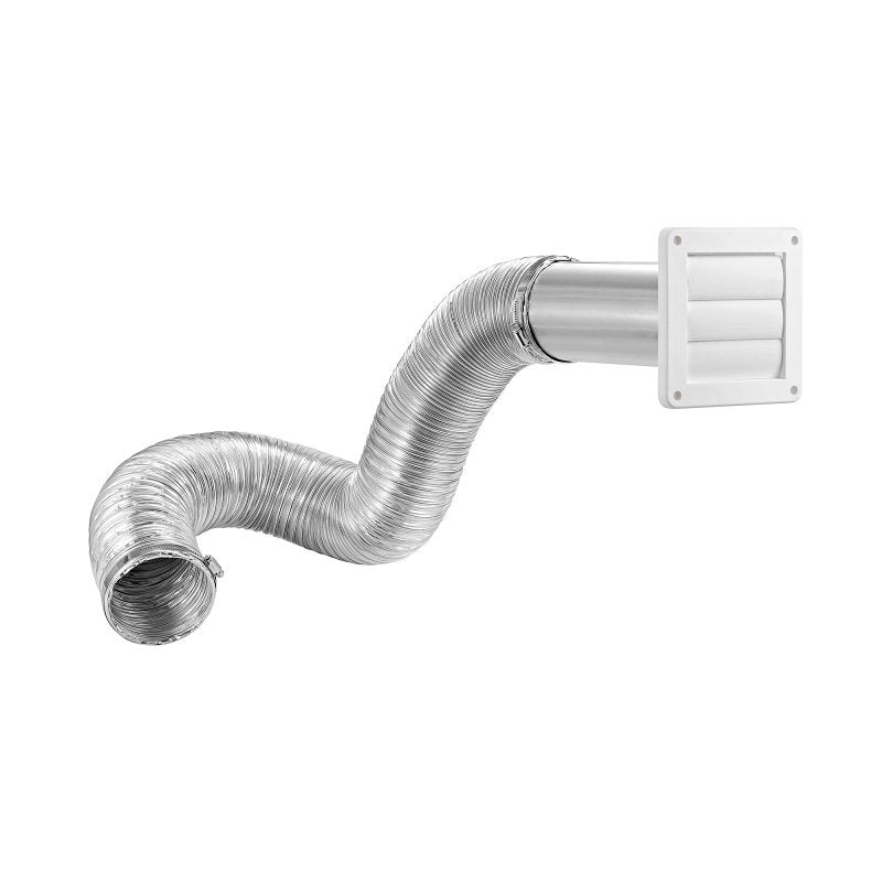 LAMBRO Lambro 1379W-R Wall Louvered Vent Kit, Plastic, White PLUMBING, HEATING & VENTILATION LAMBRO