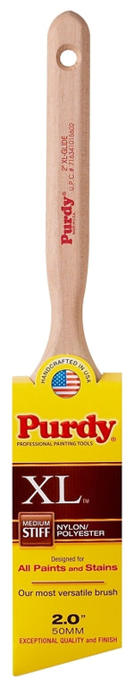 PURDY Purdy 152320 Trim Brush, Hardwood Handle, 2 in W, Nylon/Polyester Bristle, Fluted Handle PAINT PURDY