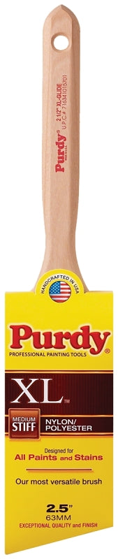 PURDY Purdy 152325 Trim Brush, 2-1/2 in W, Nylon/Polyester Bristle, Fluted Handle PAINT PURDY