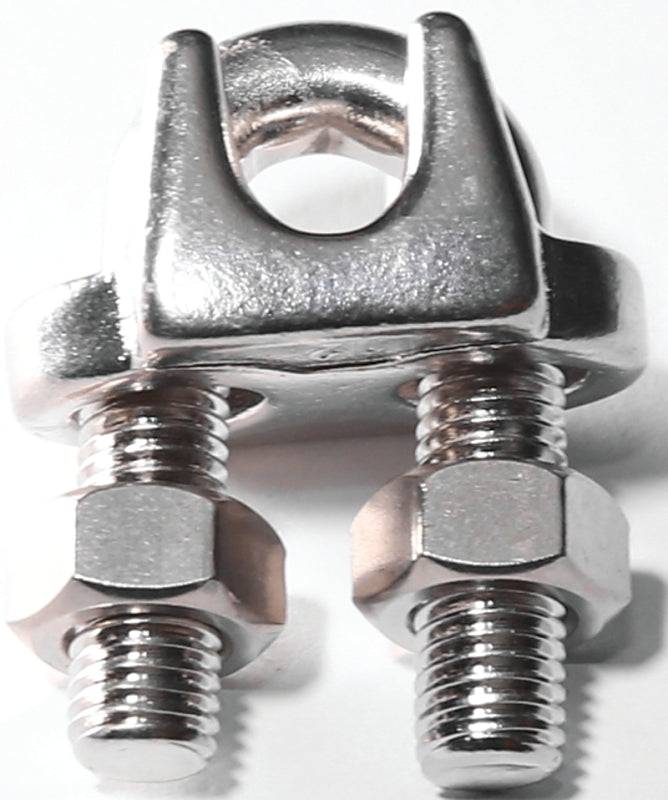 BARON Baron 260S-3/16 Wire Rope Clip, 3/16 in Opening, Stainless Steel