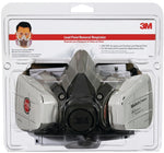 3M 3M 62093HA1-C Valved Paint Removal Respirator, 99.97 % Filter Efficiency, Dual Cartridge