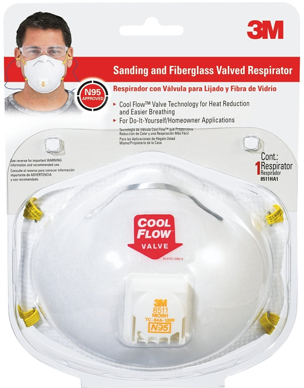 3M 3M Cool Flow 8511HA1-C Valved Disposable Respirator