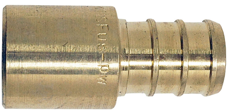 APOLLO Apollo APXMS1212 Pipe Adapter, 1/2 in, PEX x Male Solder, PEX-B, Brass, 200 psi Pressure PLUMBING, HEATING & VENTILATION APOLLO