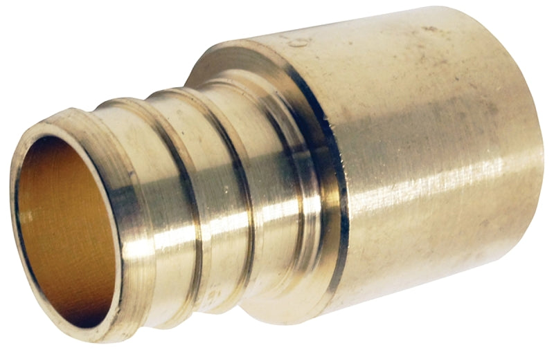 APOLLO Apollo APXMSA11 Pipe Adapter, 1 in, PEX x Male Solder, PEX-B, Brass, 200 psi Pressure PLUMBING, HEATING & VENTILATION APOLLO