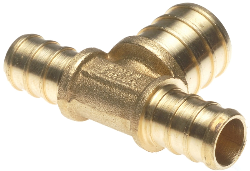 APOLLO Apollo APXT121234 Tube Tee, 1/2 x 1/2 x 3/4 in, PEX-B