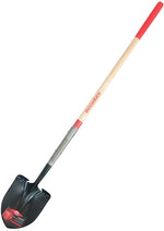 RAZOR-BACK Razor-Back 2593600 Shovel, 9 in W Blade, Steel Blade, Hardwood Handle, Long Handle, 48 in L Handle