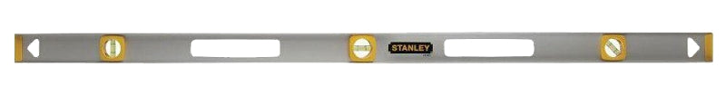 STANLEY STANLEY 42-076 I-Beam Level, 48 in L, 3-Vial, 1-Hang Hole, Non-Magnetic, Aluminum, Silver