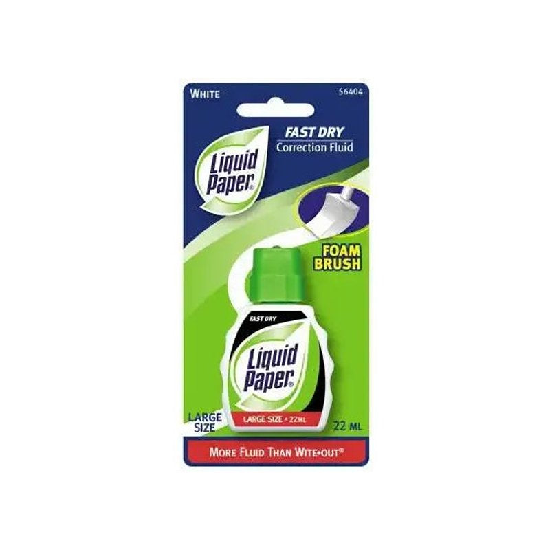 PAPERMATE Paper Mate Fast Dry Liquid Paper 5640415K Correction Fluid, 0.74 oz